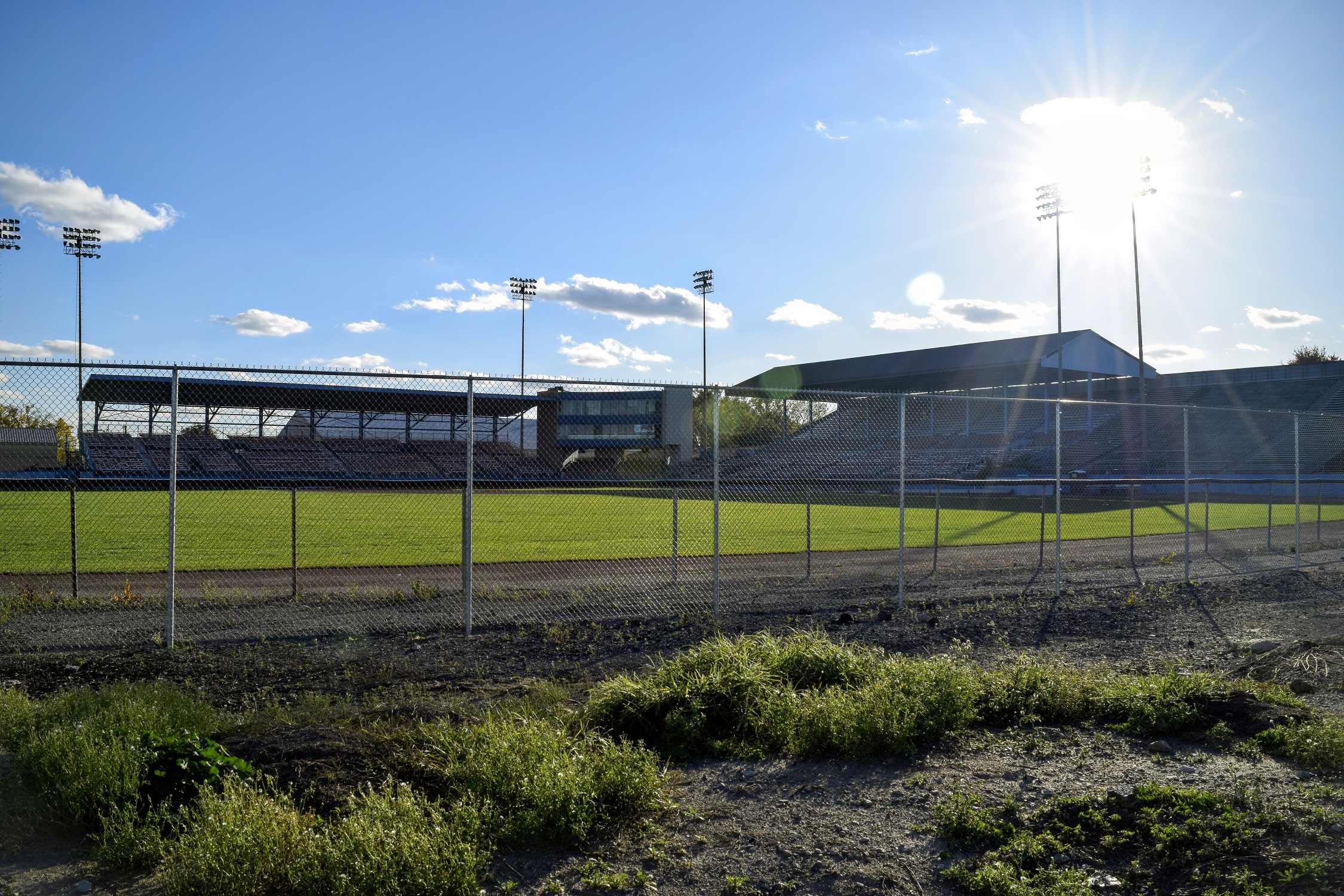 View of Lucas County Rec Center, formally Ned Skeldon Stadium in Fall of 2016